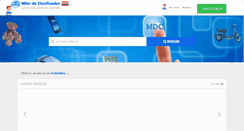 Desktop Screenshot of milesdeclasificados.com.co